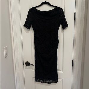 ASOS Black Sheer Lace Top